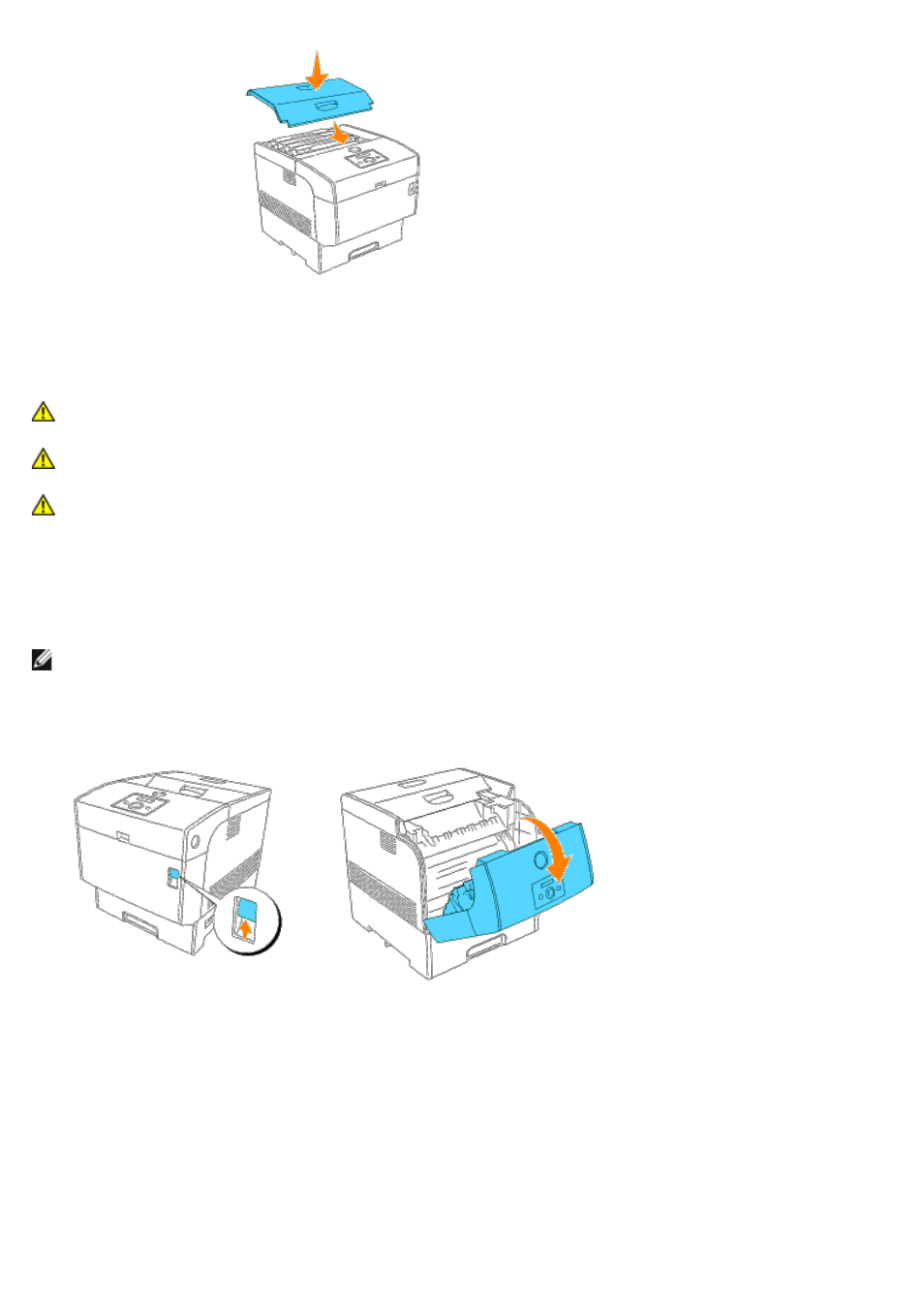 How to install the transfer roller | Dell 5100cn Color Laser Printer User Manual | Page 186 / 298