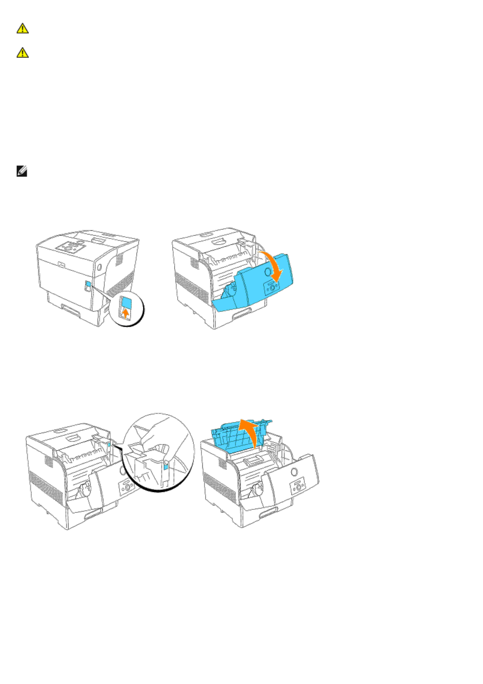 Removing the used imaging drum | Dell 5100cn Color Laser Printer User Manual | Page 197 / 298