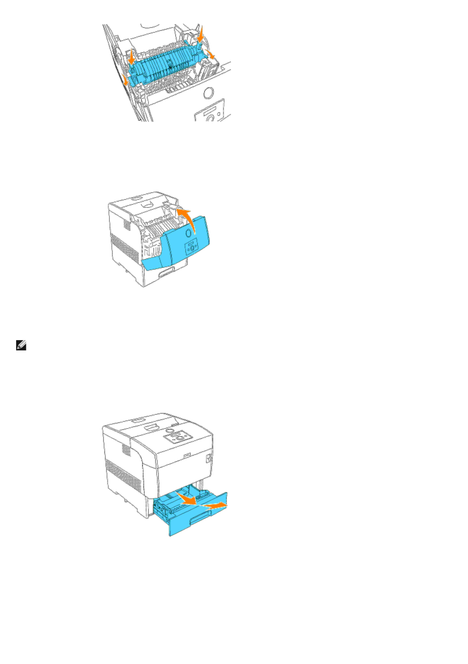 Removing the used separator roller | Dell 5100cn Color Laser Printer User Manual | Page 207 / 298