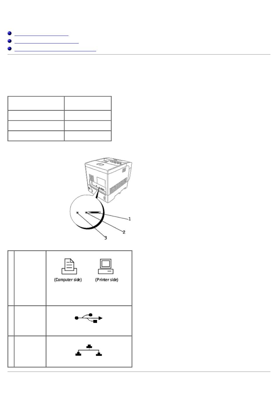 Connecting your printer, Choosing the right cable | Dell 5100cn Color Laser Printer User Manual | Page 42 / 298