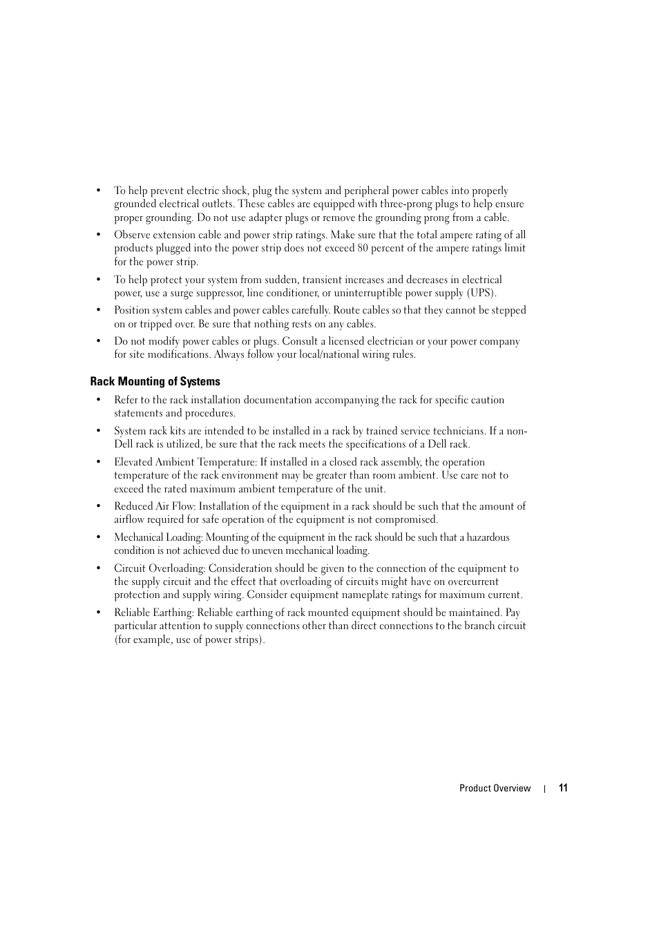 Rack mounting of systems | Dell KVM 2160AS User Manual | Page 11 / 60