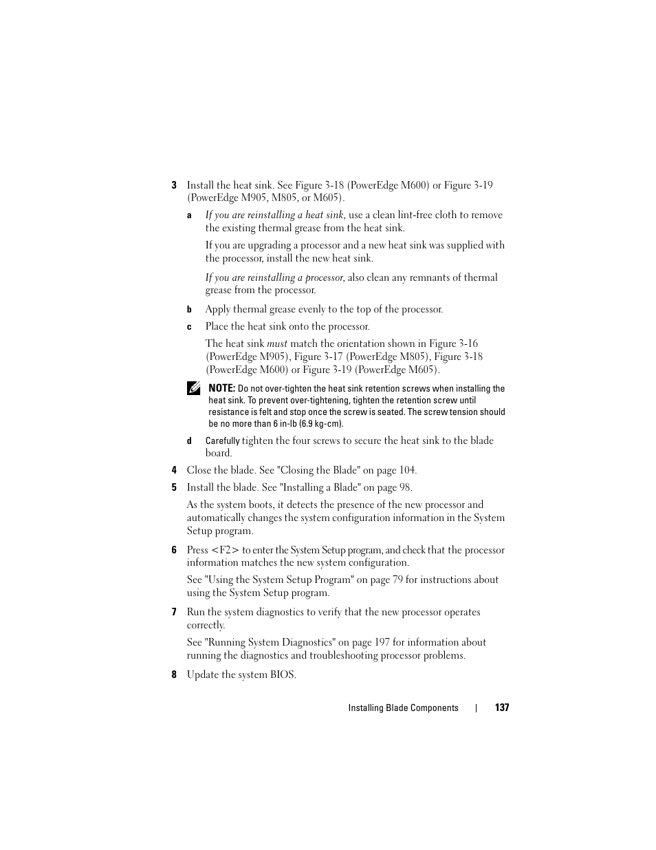 Dell PowerEdge M600 User Manual | Page 137 / 236