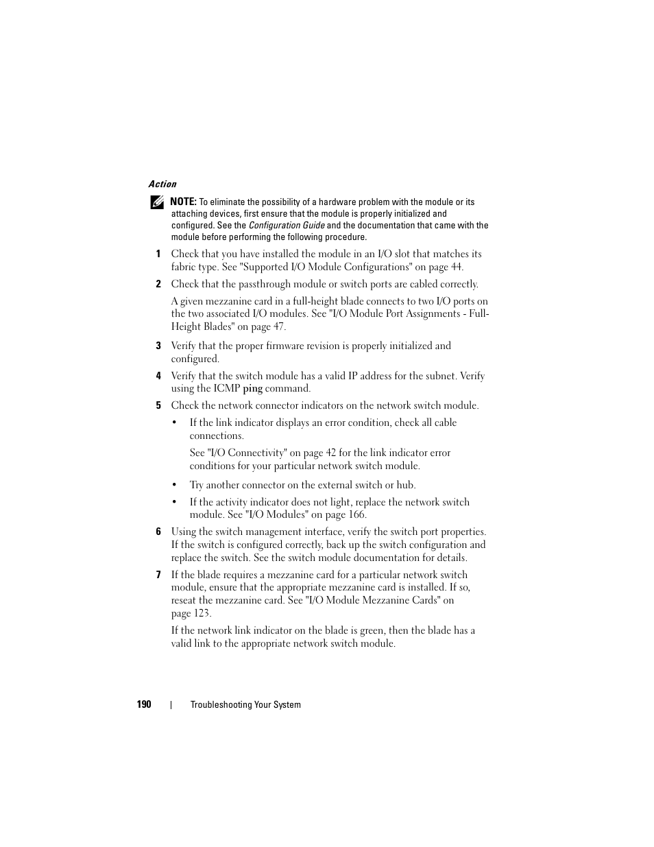 Dell PowerEdge M600 User Manual | Page 190 / 236