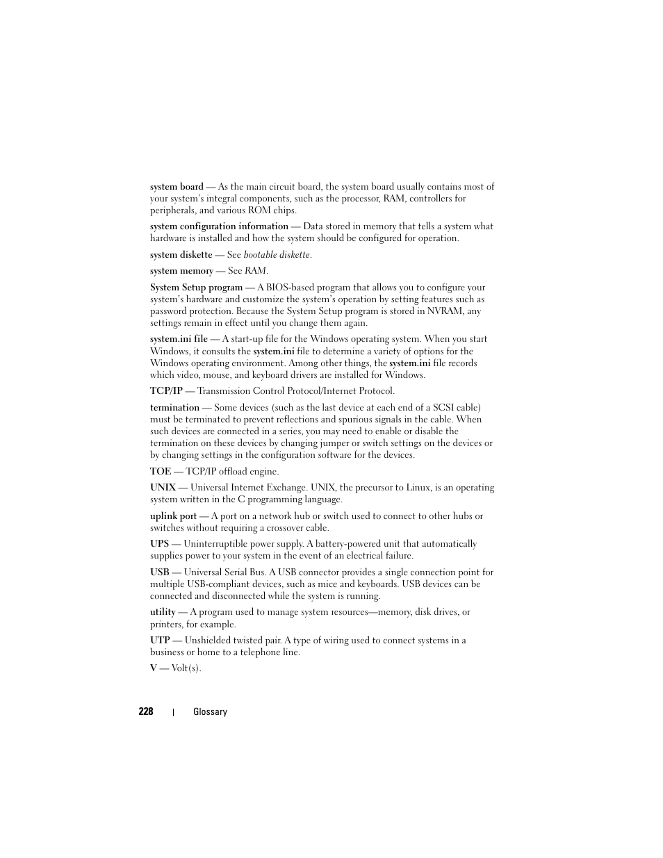 Dell PowerEdge M600 User Manual | Page 228 / 236