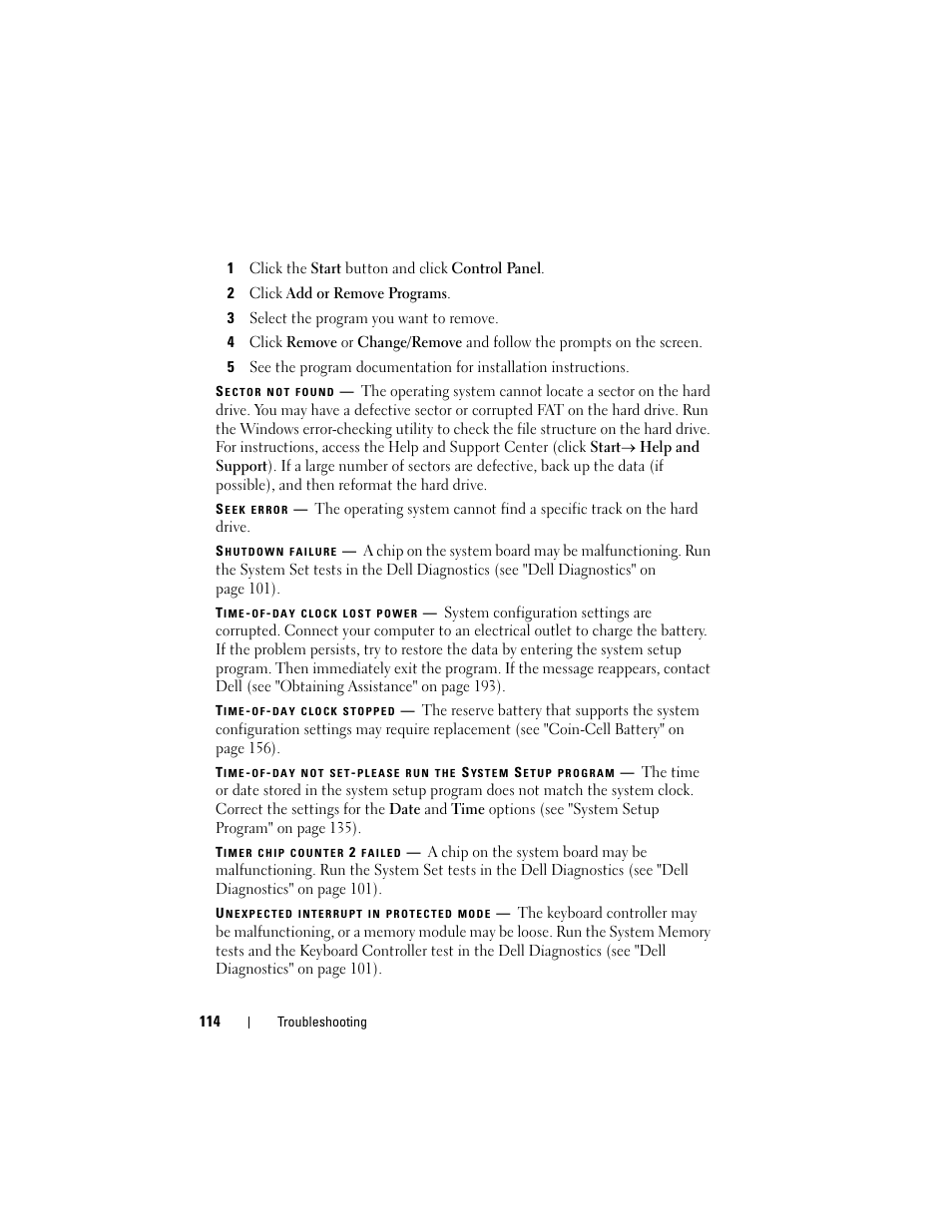 Dell Latitude D630C (Late 2008) User Manual | Page 114 / 218