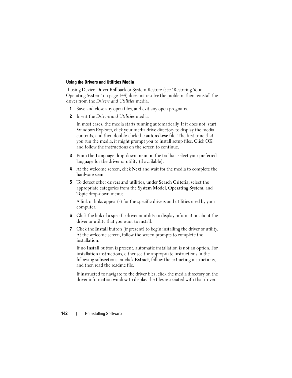 Dell Latitude D630C (Late 2008) User Manual | Page 142 / 218