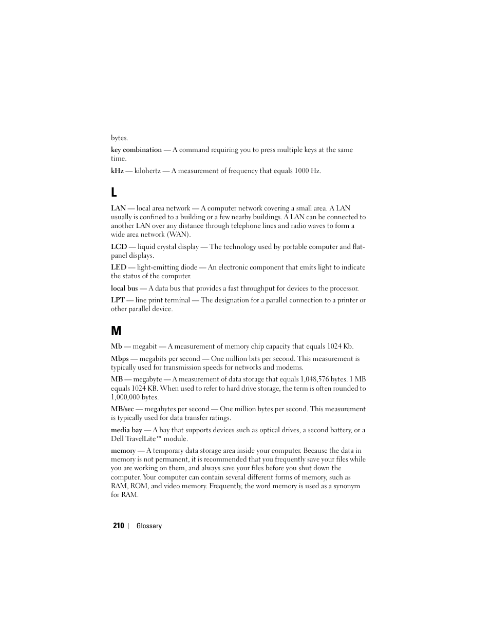 Dell Latitude D630C (Late 2008) User Manual | Page 210 / 218