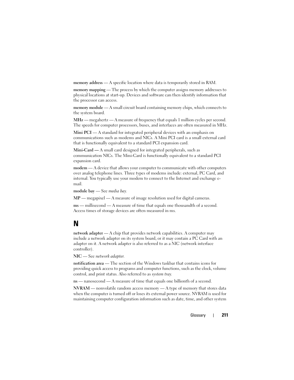 Dell Latitude D630C (Late 2008) User Manual | Page 211 / 218