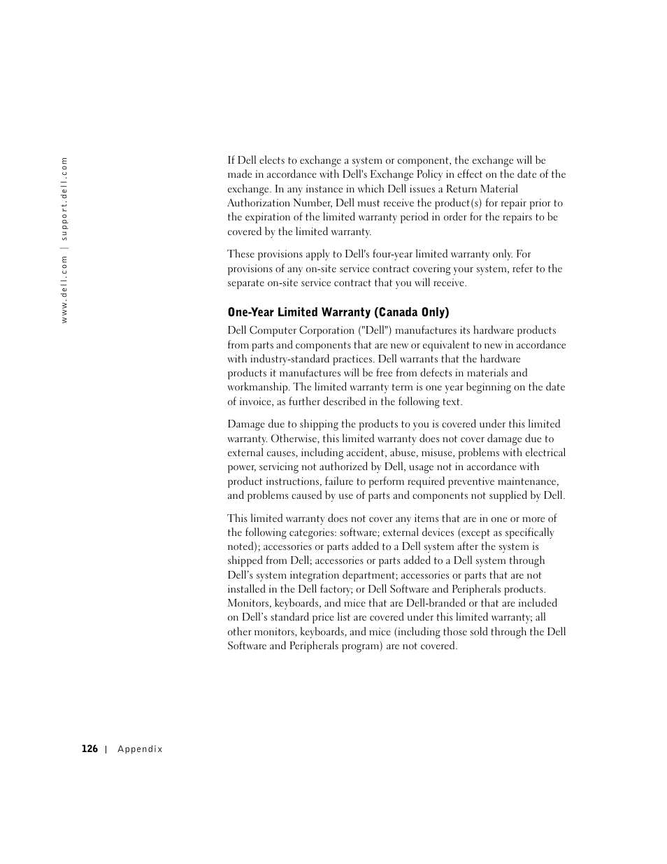 Dell Dimension 4500 User Manual | Page 126 / 142