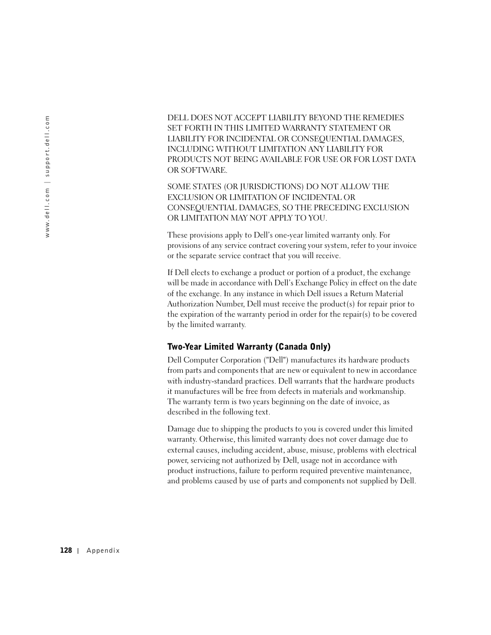 Dell Dimension 4500 User Manual | Page 128 / 142