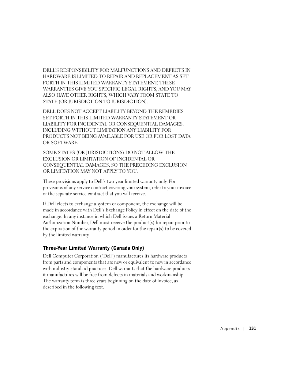 Dell Dimension 4500 User Manual | Page 131 / 142