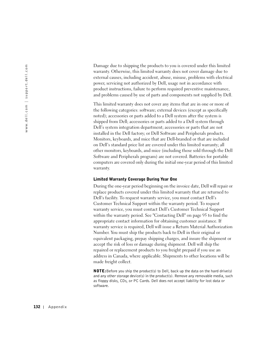 Dell Dimension 4500 User Manual | Page 132 / 142