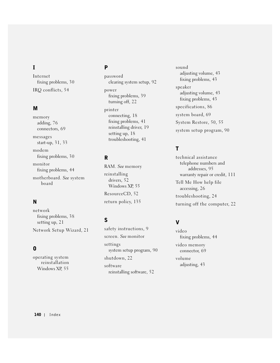 Dell Dimension 4500 User Manual | Page 140 / 142
