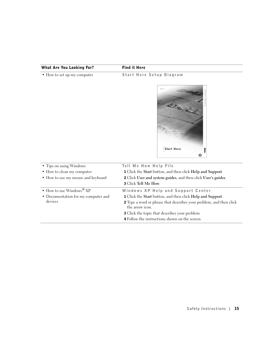 Dell Dimension 4500 User Manual | Page 15 / 142