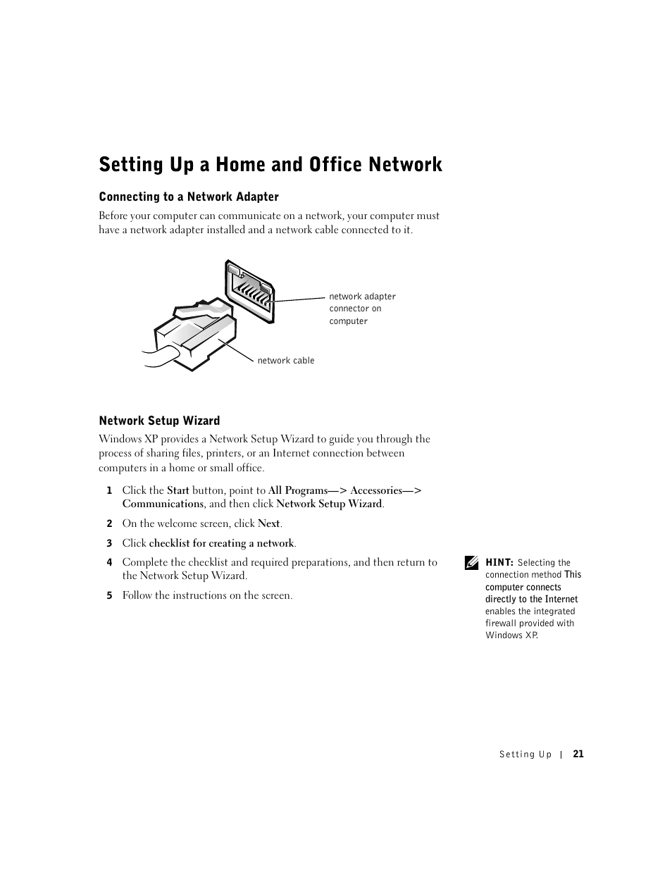 Dell Dimension 4500 User Manual | Page 21 / 142