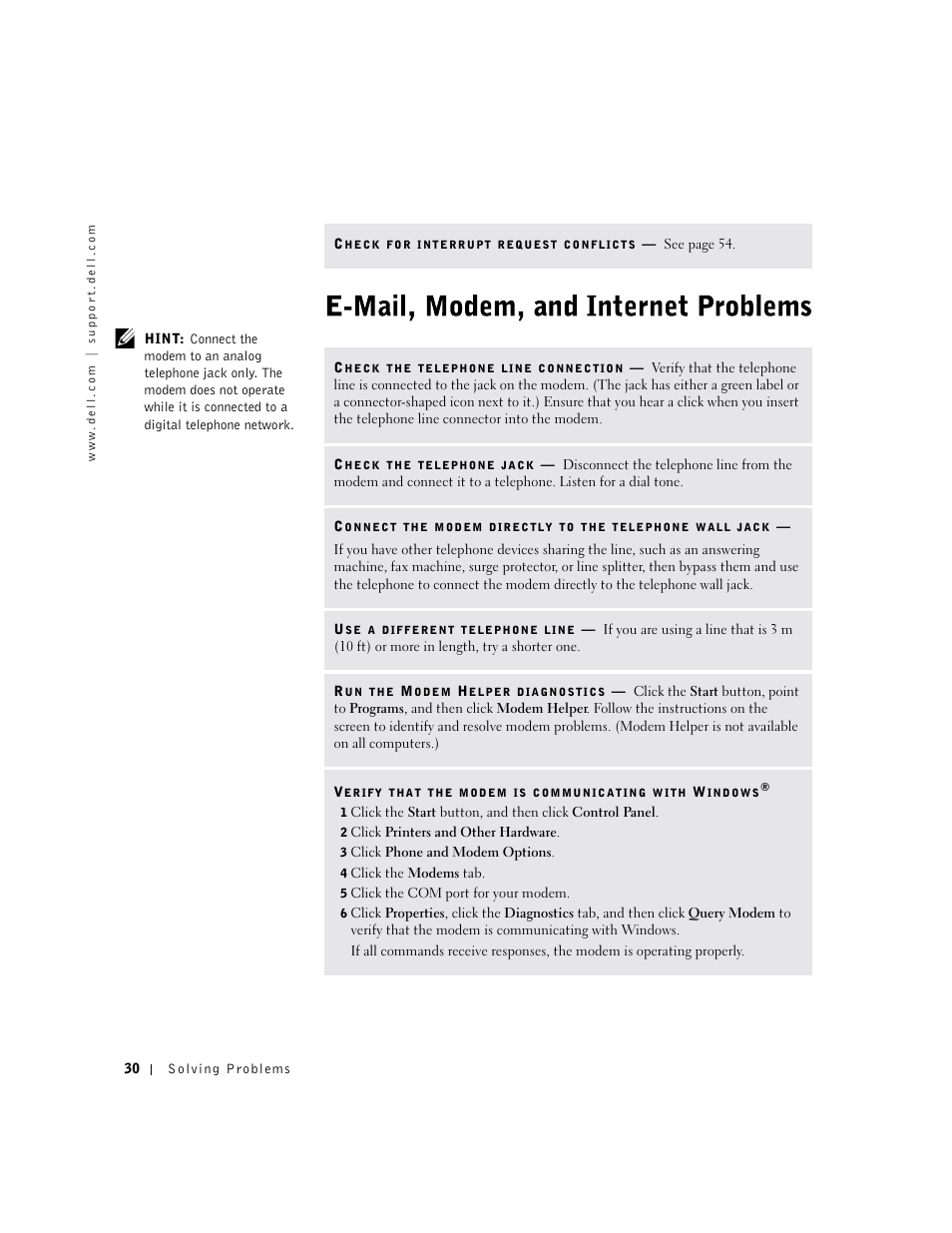 Dell Dimension 4500 User Manual | Page 30 / 142