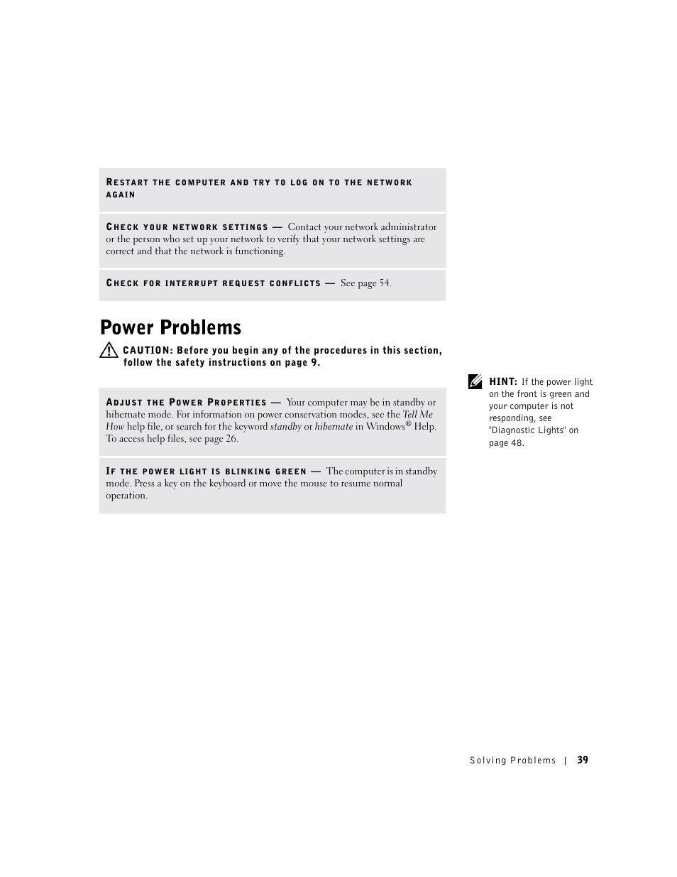 Dell Dimension 4500 User Manual | Page 39 / 142