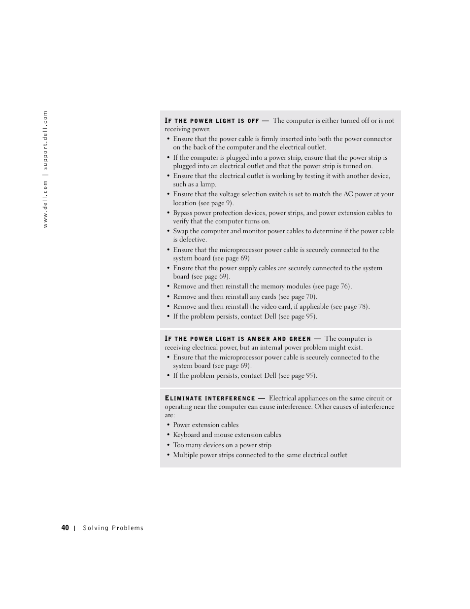 Dell Dimension 4500 User Manual | Page 40 / 142