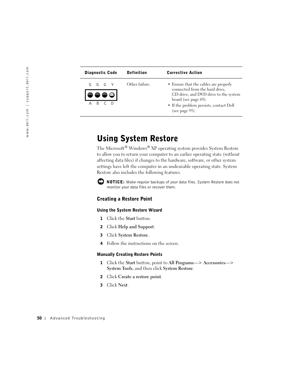 Dell Dimension 4500 User Manual | Page 50 / 142