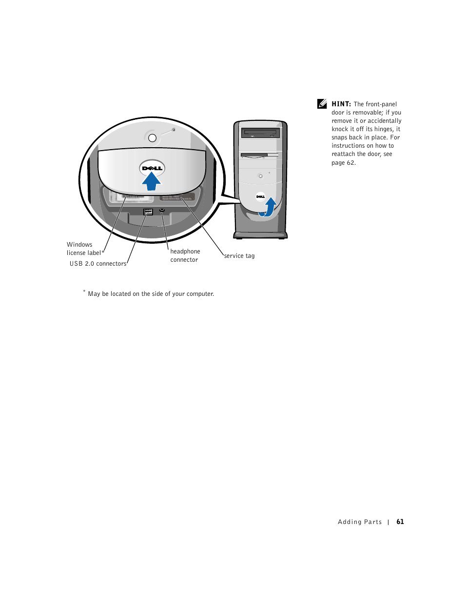 Dell Dimension 4500 User Manual | Page 61 / 142