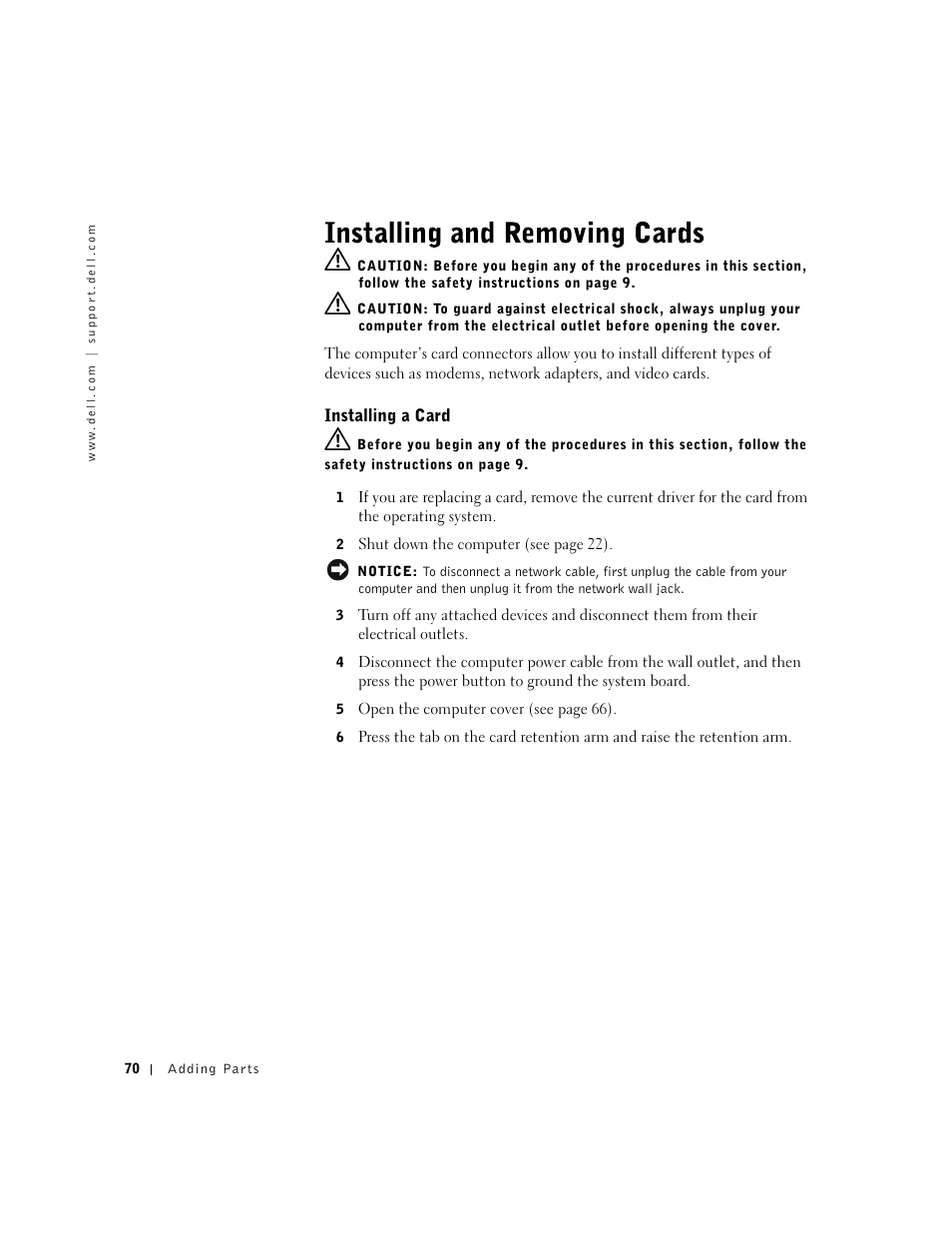 Dell Dimension 4500 User Manual | Page 70 / 142