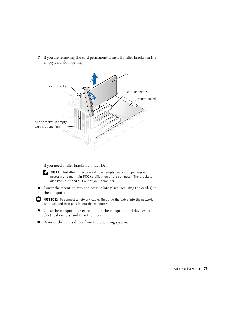 Dell Dimension 4500 User Manual | Page 75 / 142
