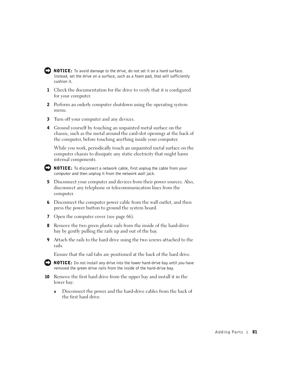 Dell Dimension 4500 User Manual | Page 81 / 142