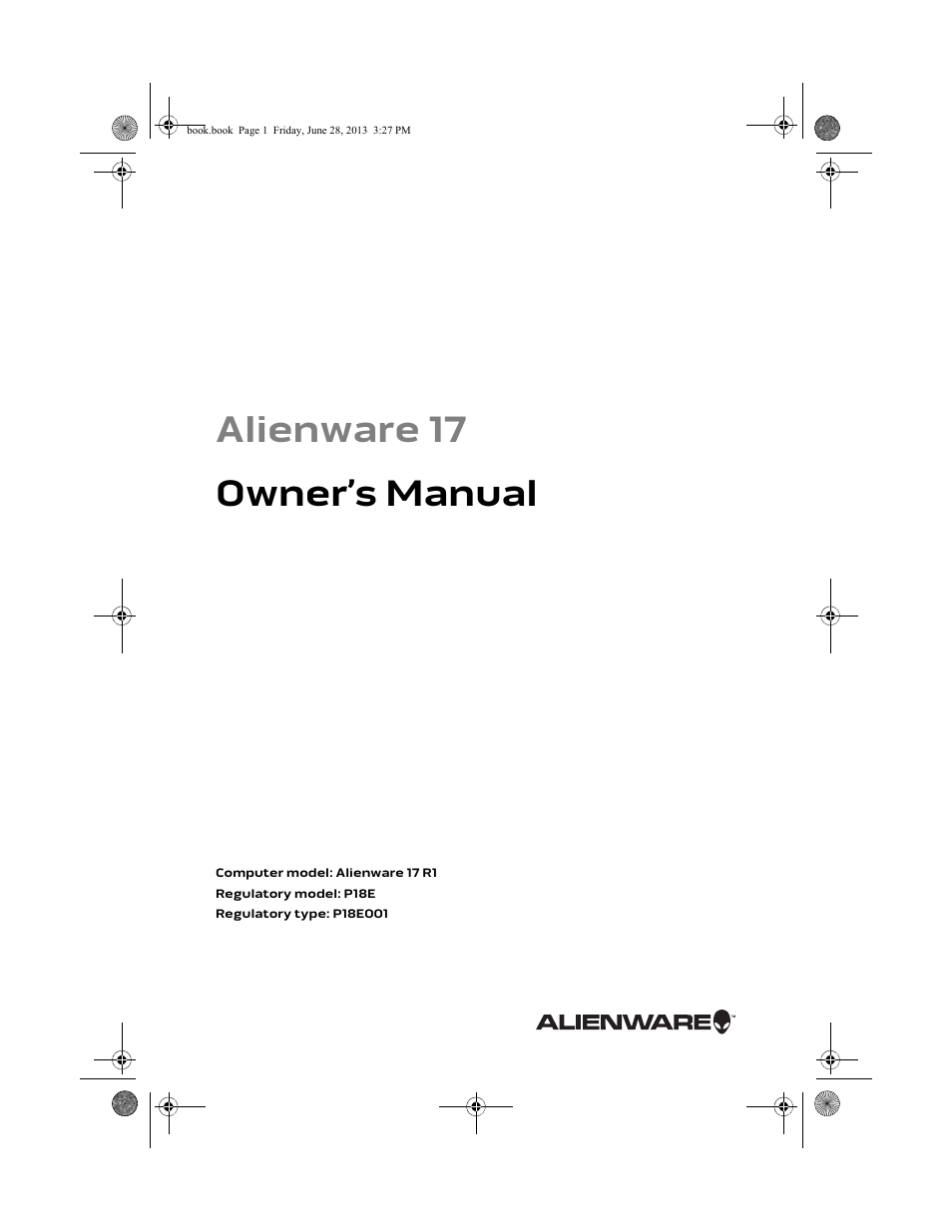 Dell Alienware 17 (Mid 2013) User Manual | 128 pages