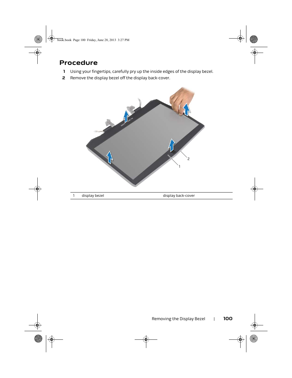 Procedure | Dell Alienware 17 (Mid 2013) User Manual | Page 100 / 128