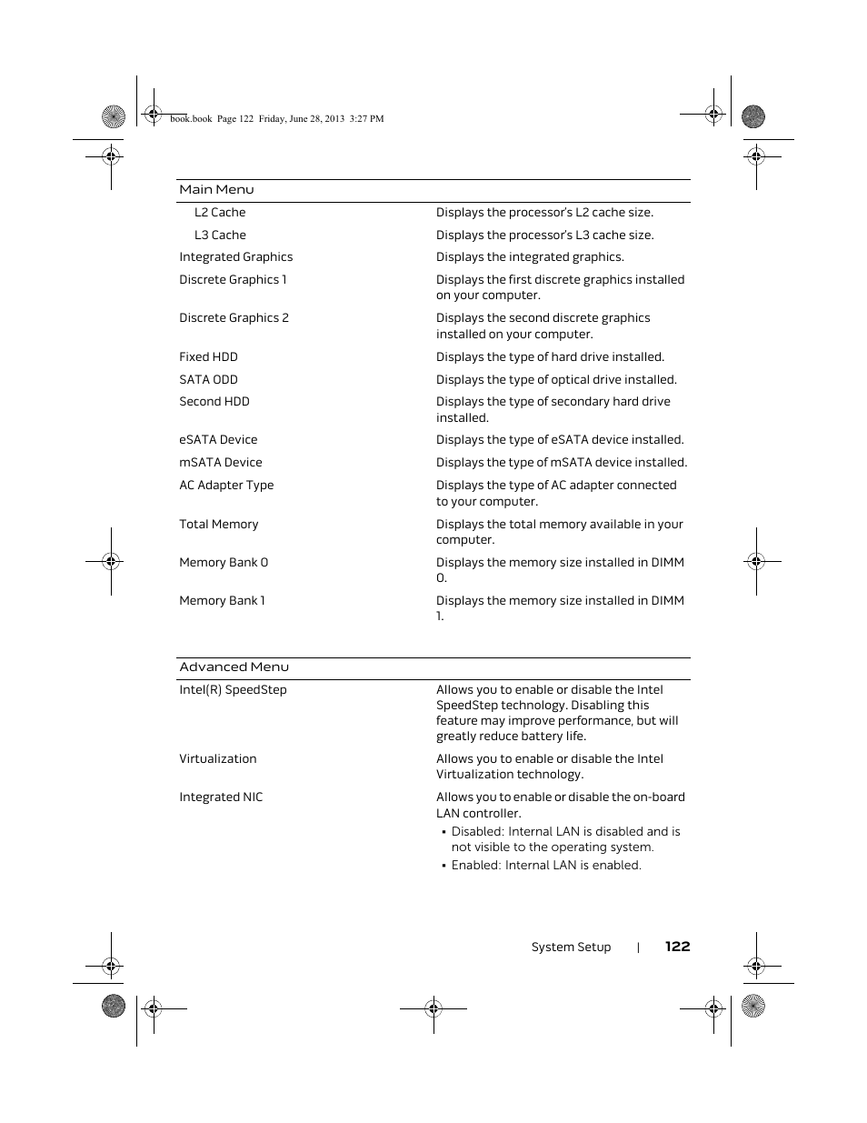 Dell Alienware 17 (Mid 2013) User Manual | Page 122 / 128