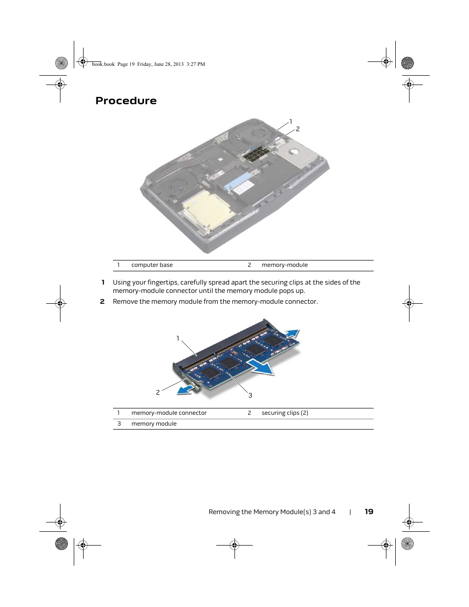 Procedure | Dell Alienware 17 (Mid 2013) User Manual | Page 19 / 128