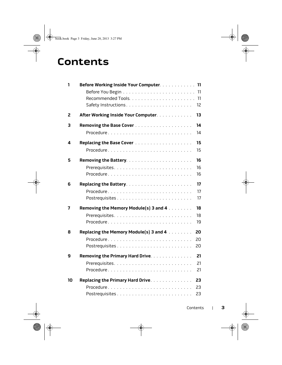 Dell Alienware 17 (Mid 2013) User Manual | Page 3 / 128