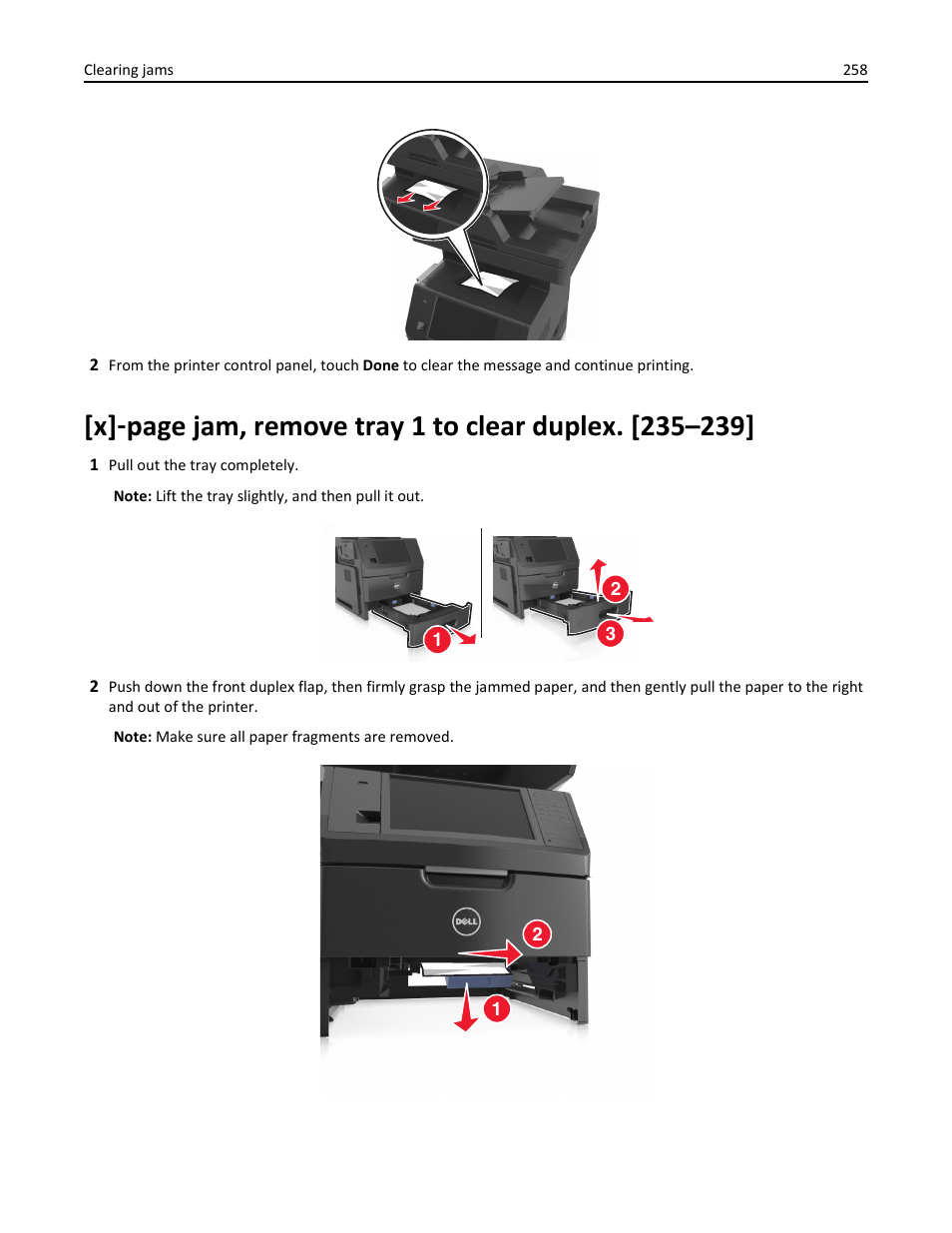 Dell B5465dnf Mono Laser Printer MFP User Manual | Page 258 / 342