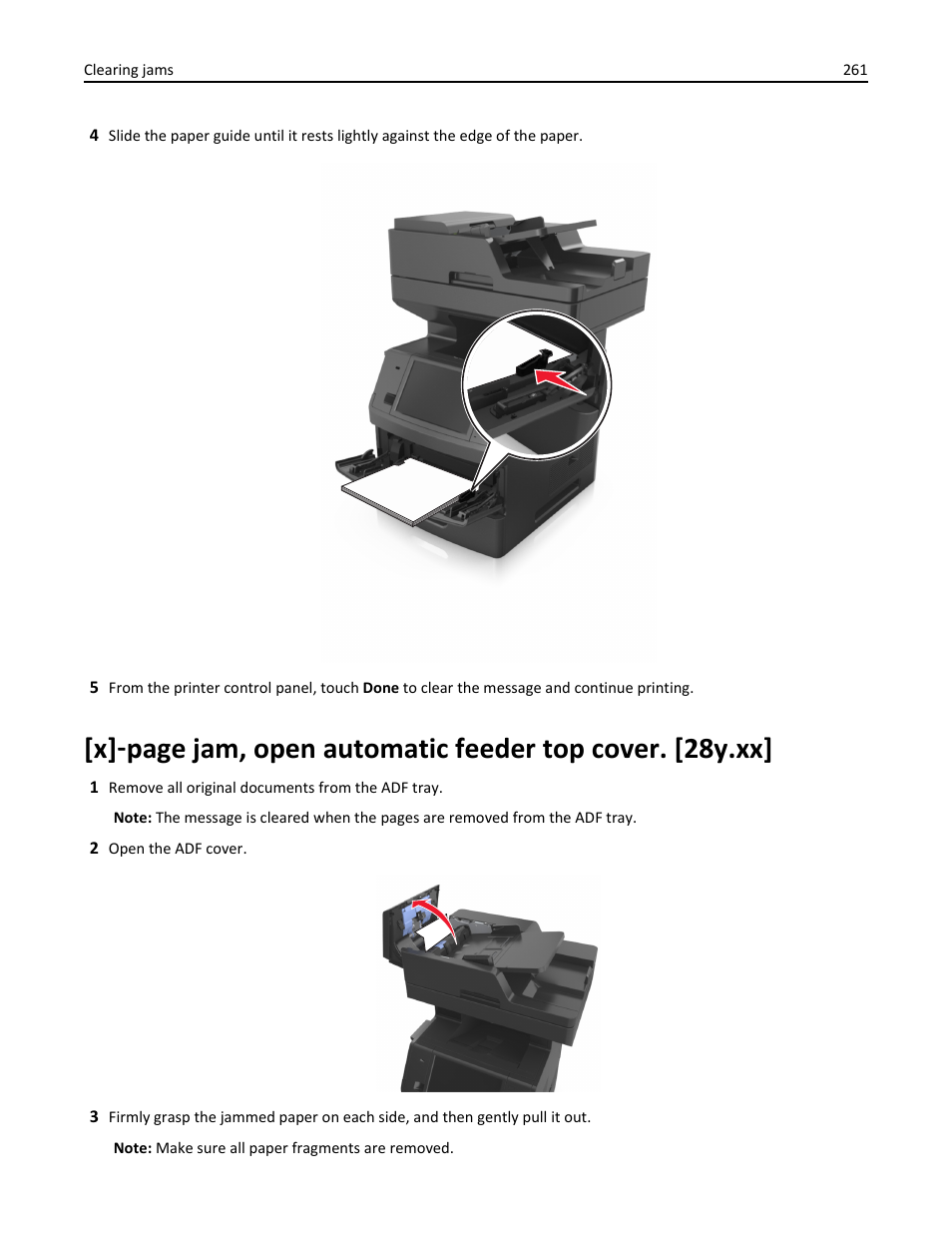 Dell B5465dnf Mono Laser Printer MFP User Manual | Page 261 / 342