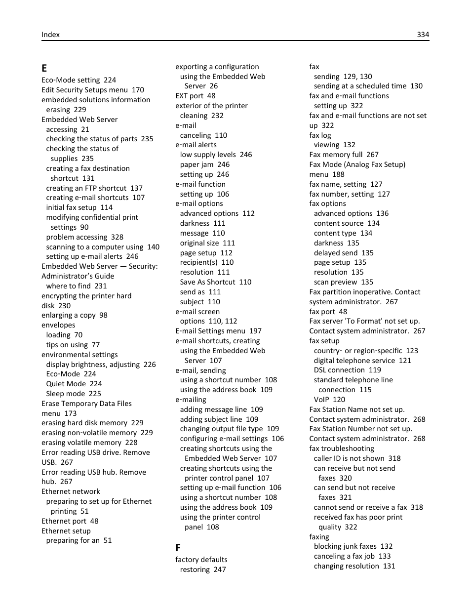 Dell B5465dnf Mono Laser Printer MFP User Manual | Page 334 / 342