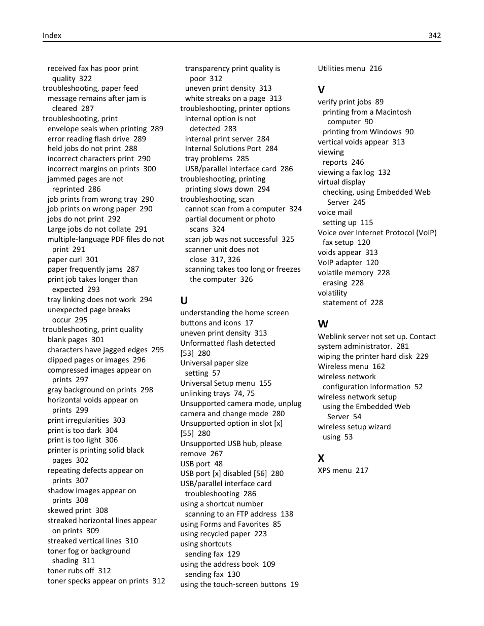 Dell B5465dnf Mono Laser Printer MFP User Manual | Page 342 / 342