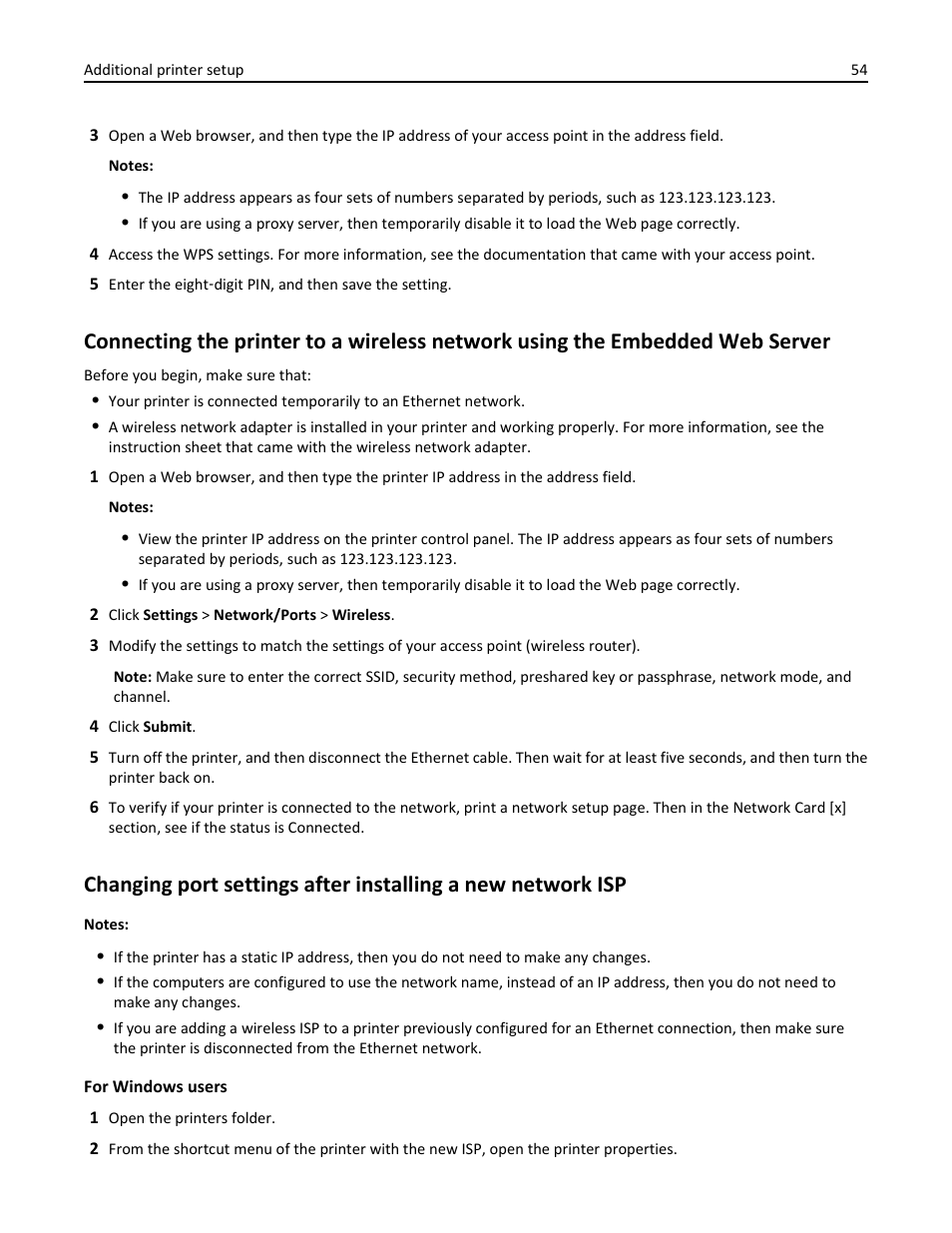 Dell B5465dnf Mono Laser Printer MFP User Manual | Page 54 / 342