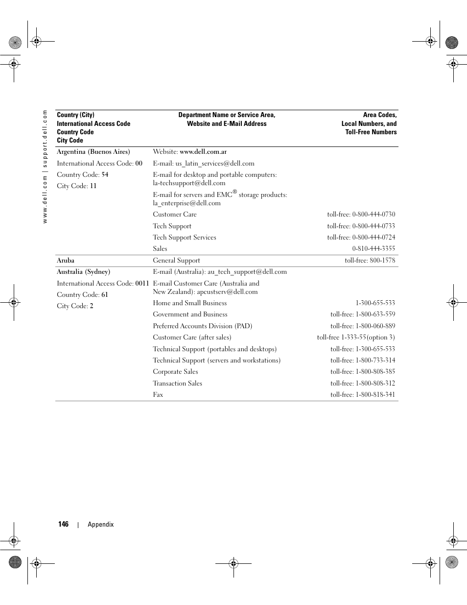 Dell Inspiron 630m User Manual | Page 146 / 180