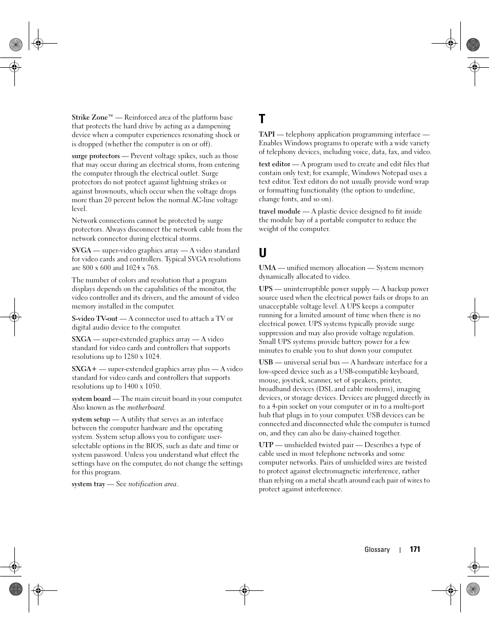 Dell Inspiron 630m User Manual | Page 171 / 180