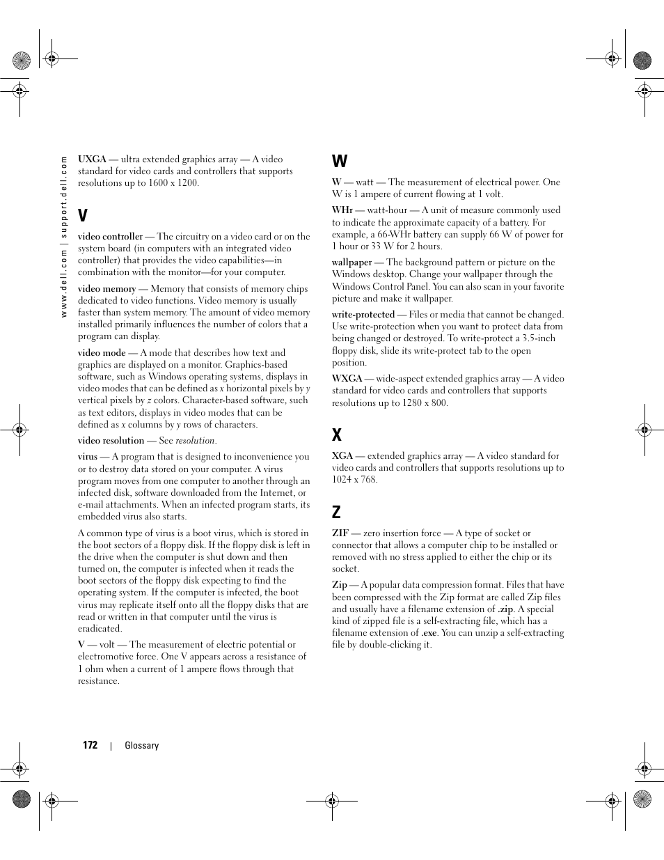 Dell Inspiron 630m User Manual | Page 172 / 180