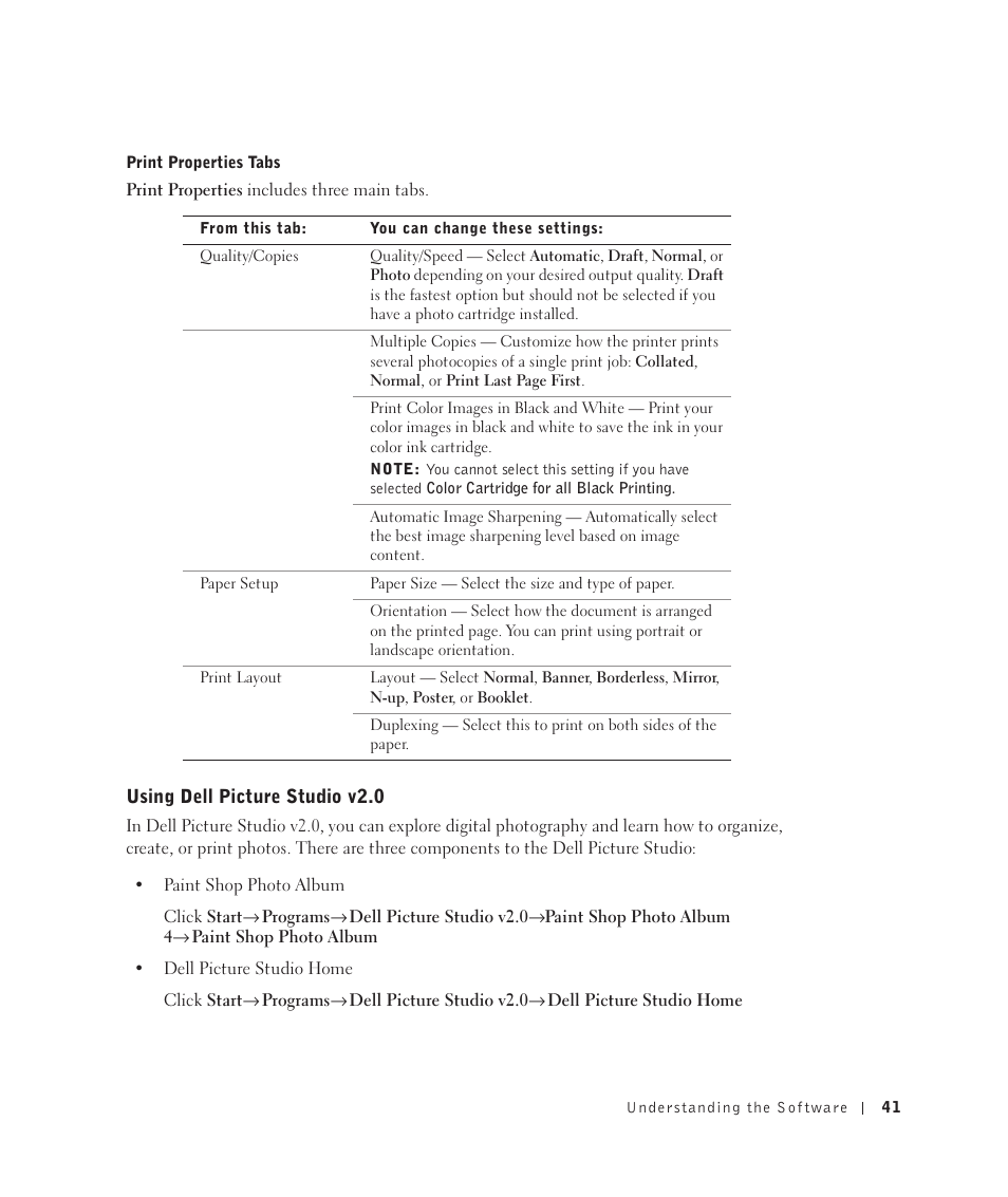 Dell 922 All In One Photo Printer User Manual | Page 41 / 108