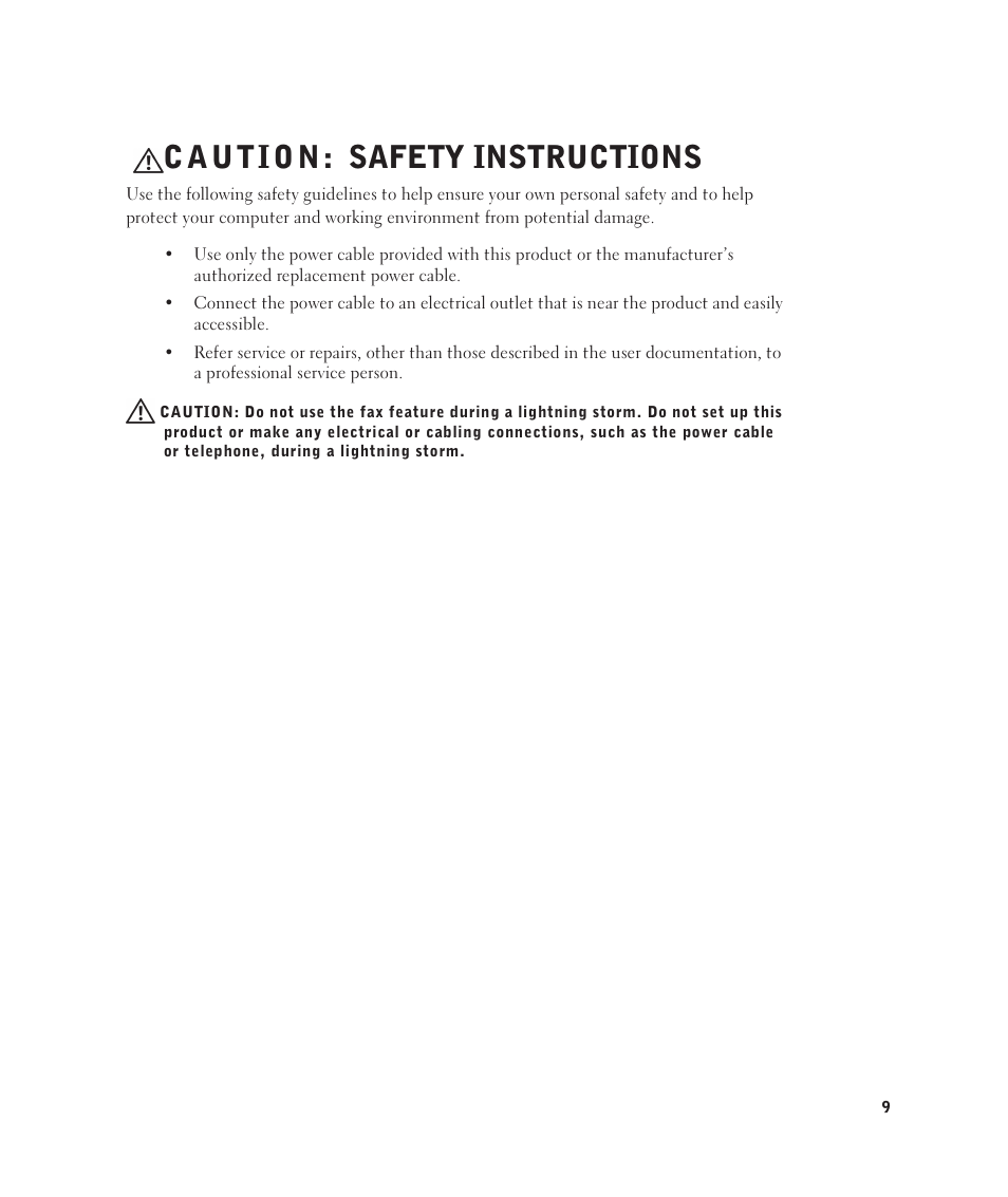 Dell 922 All In One Photo Printer User Manual | Page 9 / 108