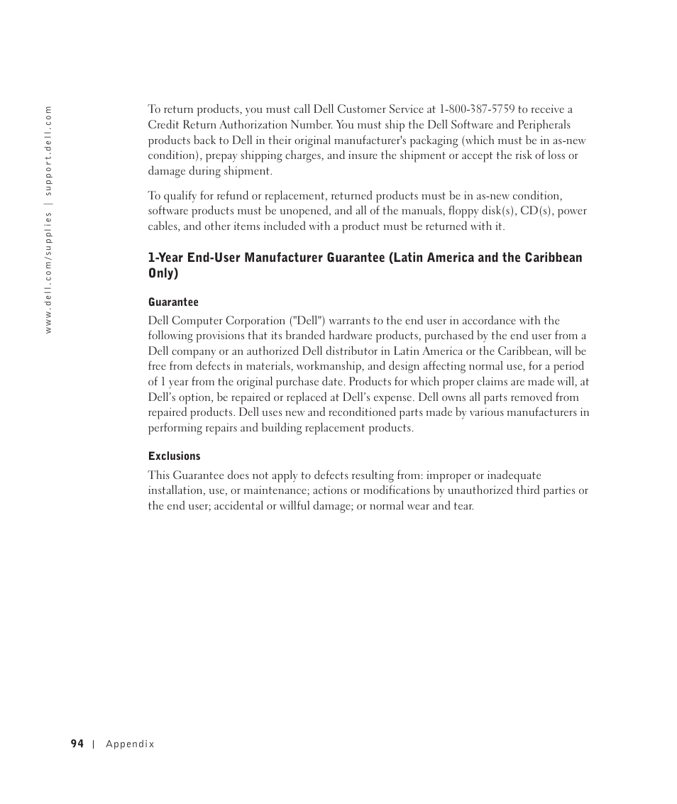 Dell 922 All In One Photo Printer User Manual | Page 94 / 108