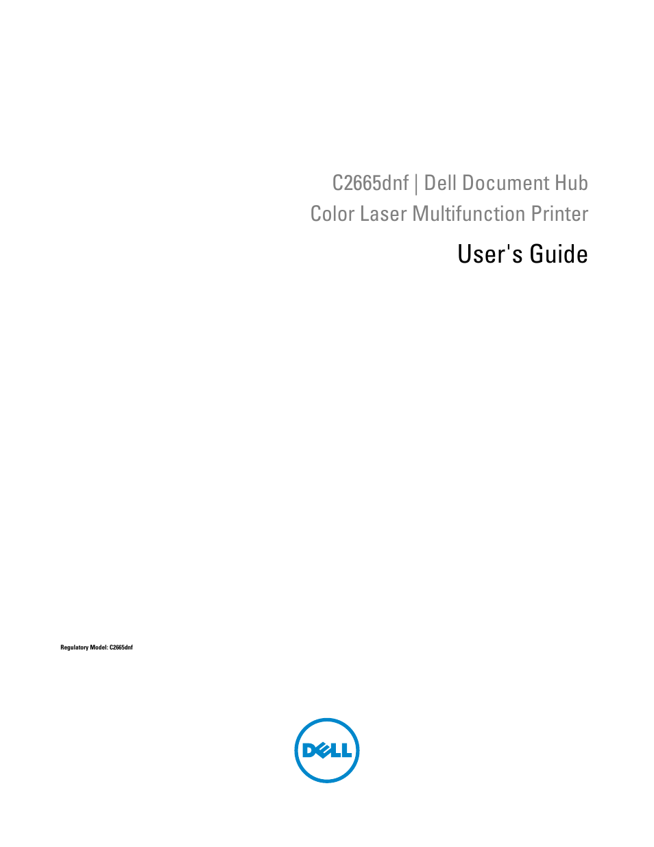 Dell C2665dnf Color Laser Printer User Manual | 578 pages