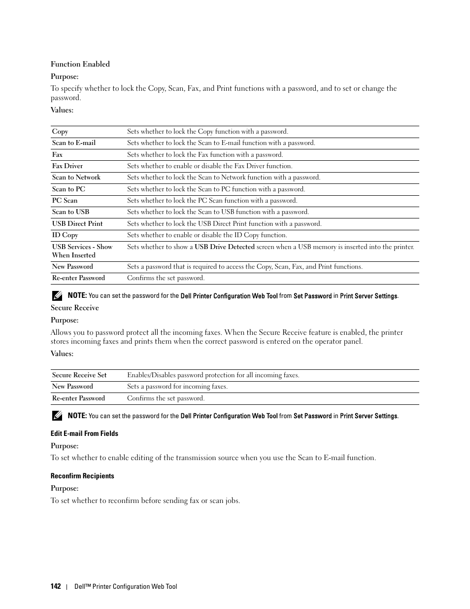 Dell C2665dnf Color Laser Printer User Manual | Page 144 / 578