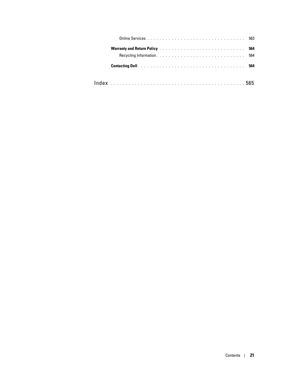 Index | Dell C2665dnf Color Laser Printer User Manual | Page 23 / 578