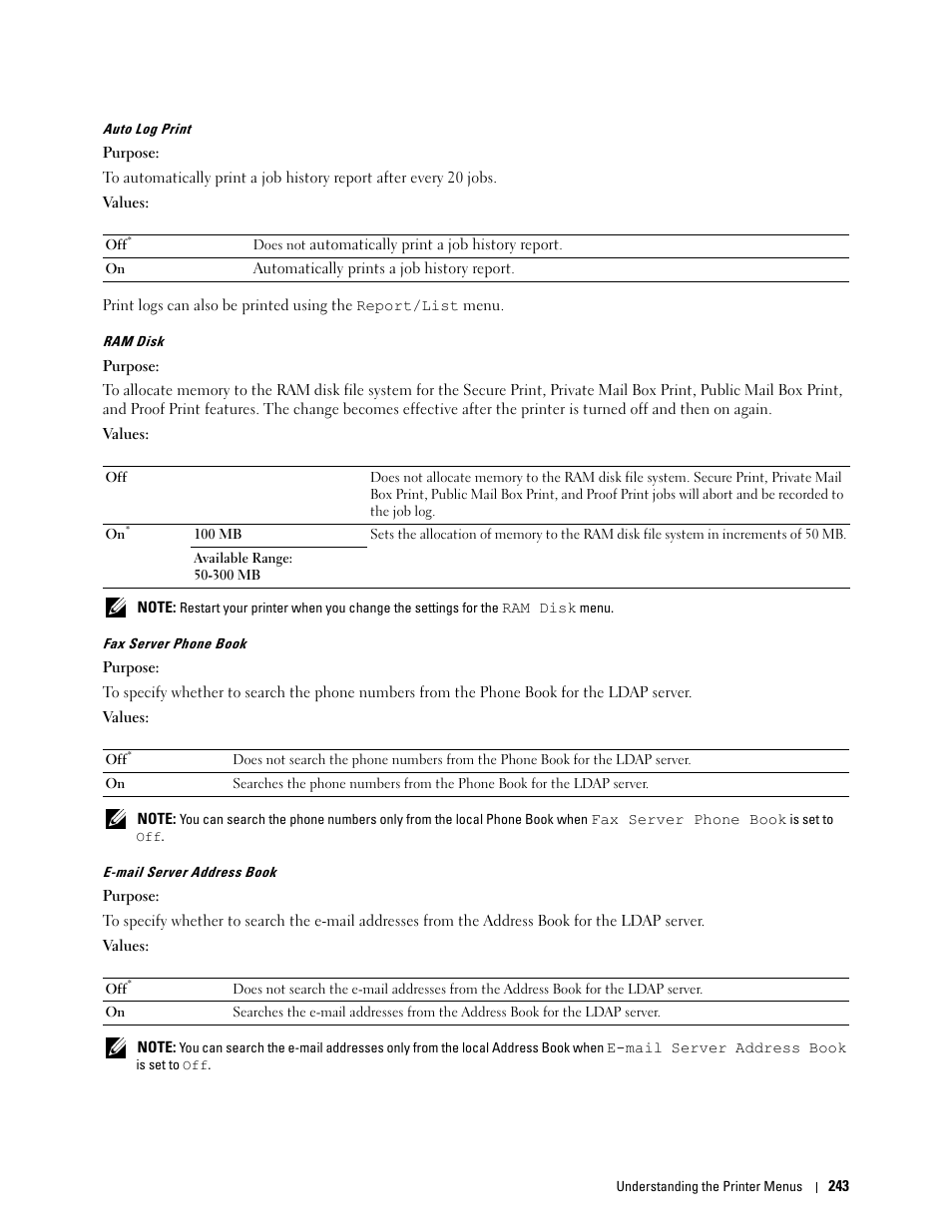 Dell C2665dnf Color Laser Printer User Manual | Page 245 / 578