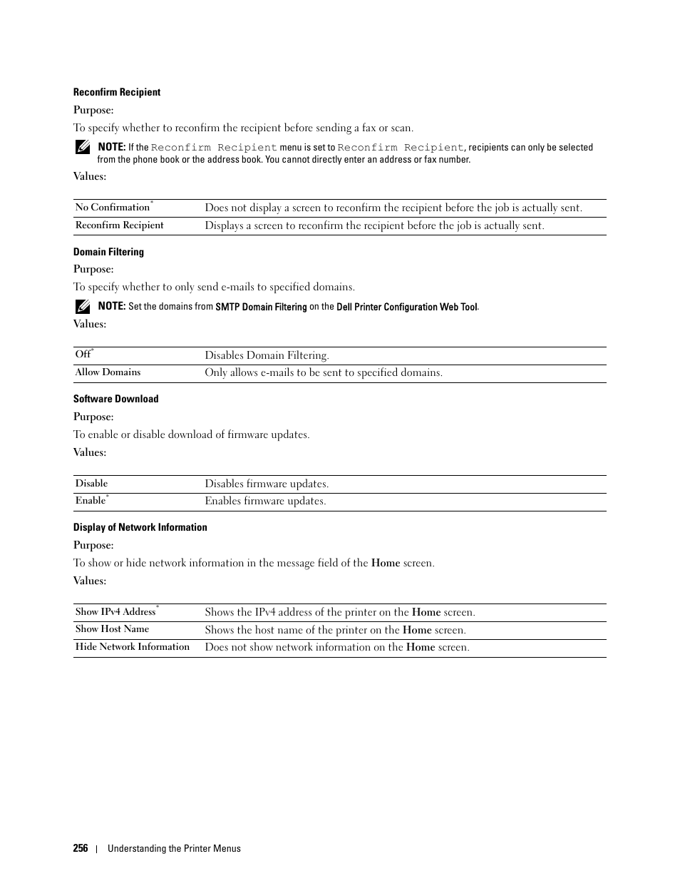 Dell C2665dnf Color Laser Printer User Manual | Page 258 / 578