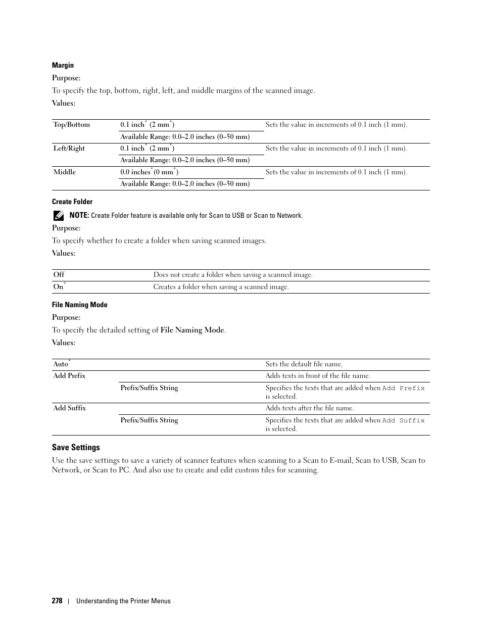 Save settings | Dell C2665dnf Color Laser Printer User Manual | Page 280 / 578