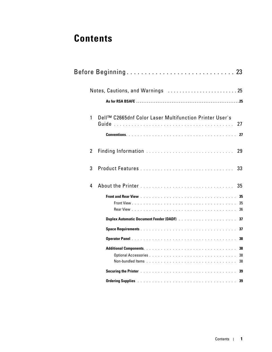 Dell C2665dnf Color Laser Printer User Manual | Page 3 / 578